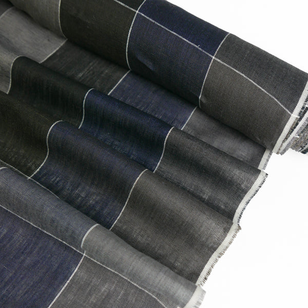 Elin - European Yarn-Dyed Linen | River Check