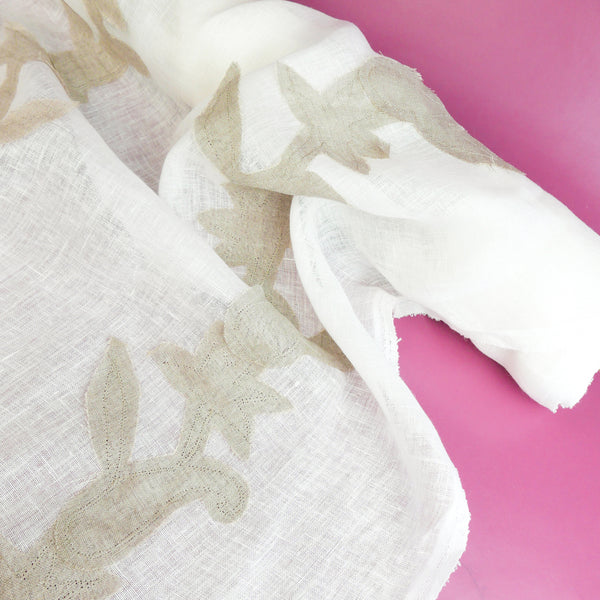 Pascal - European Applique Linen