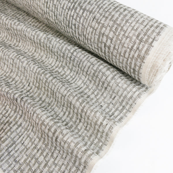 Atlas - European Yarn-Dyed Linen | Broken Stripe