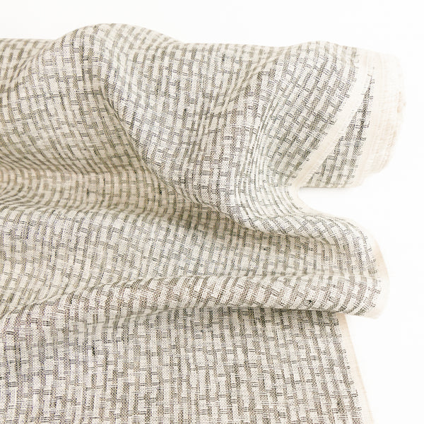 Atlas - European Yarn-Dyed Linen | Broken Stripe