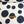 Kusama - Screen-Printed Linen | Navy