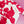 One-off Screen-Printed Linen | Crimson