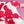 One-off Screen-Printed Linen | Crimson