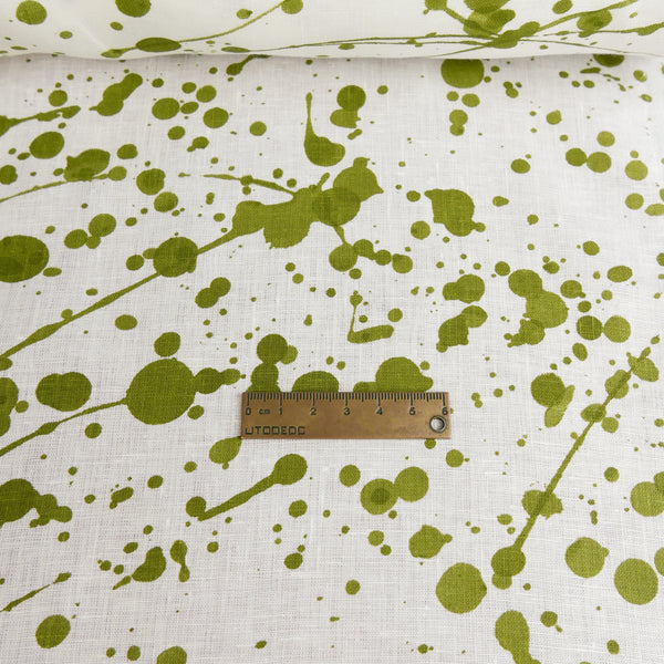 Jackson - Screen-Printed Linen | Paint Splatter