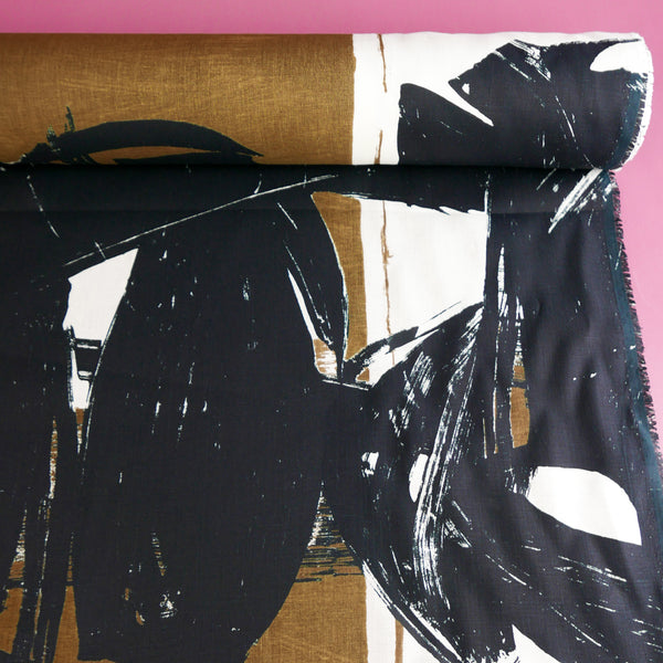 Bombay - Screen-Printed Linen | Cat
