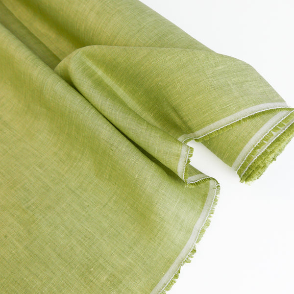 Jacob - European Linen Chambray | Wasabi