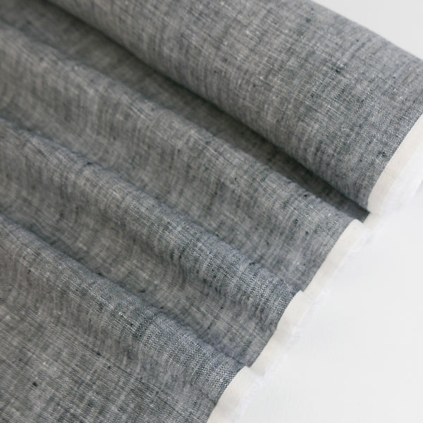 Jacob - European Linen Chambray | Charcoal