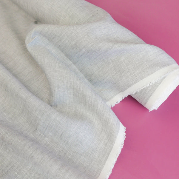 Jacob - European Linen Chambray | Pebble
