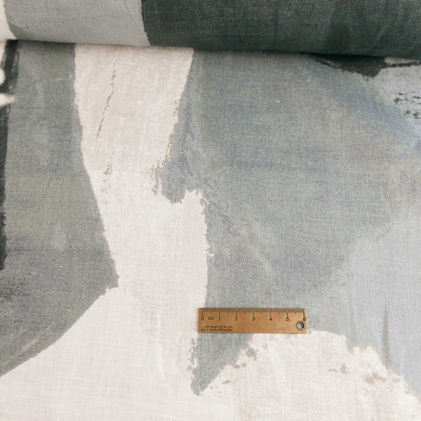 Wynter (Midweight) - Screen-Printed Linen | Pebble