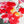 Wild Poppy - Screen-Printed Linen Gauze | Crimson