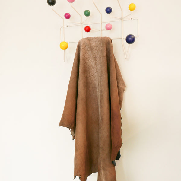New Zealand Deer Suede Leather Hide | Tan