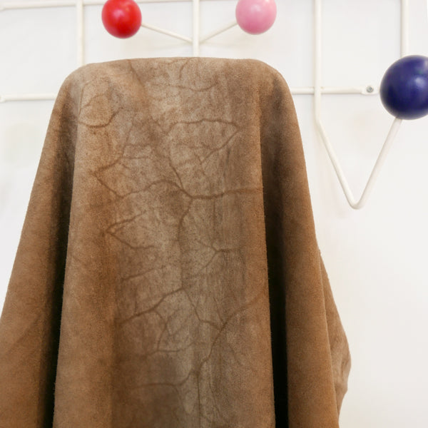 New Zealand Deer Suede Leather Hide | Tan