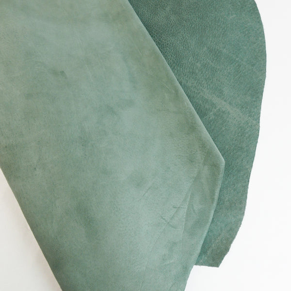 New Zealand Upholstery-Grade Leather Hide | Jade