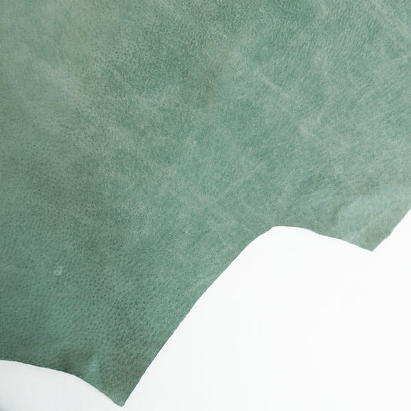 New Zealand Upholstery-Grade Leather Hide | Jade