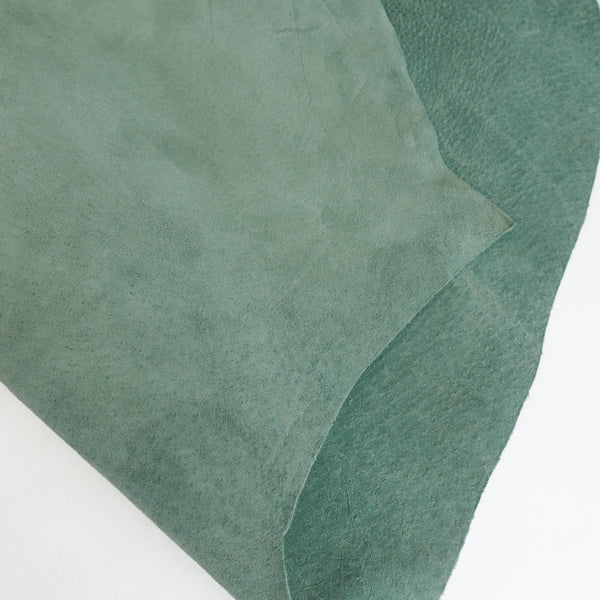 New Zealand Upholstery-Grade Leather Hide | Jade