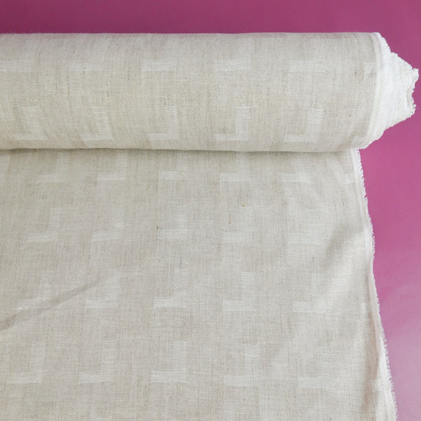 Malik - European Jacquard Linen | Geometry