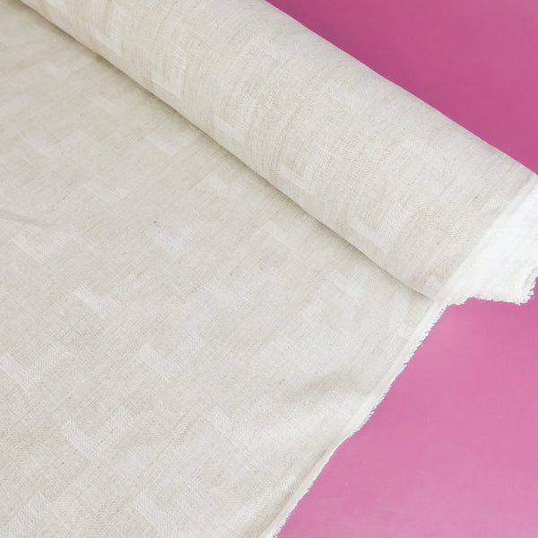 Malik - European Jacquard Linen | Geometry