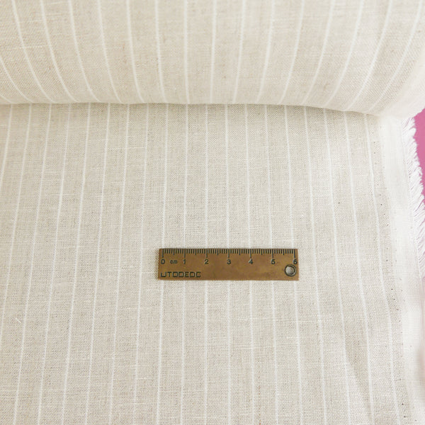 Fabiana - European Yarn-dyed Linen | Pinstripe