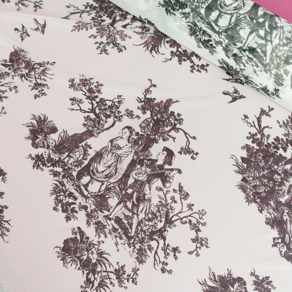 Emily - Printed Mesh | Toile de Jouy Print