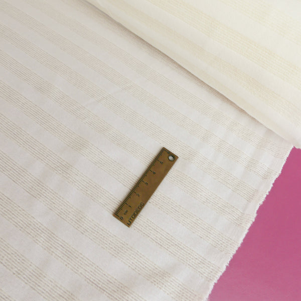 NZ Merino Wool Jacquard Knit - Thin Stripe