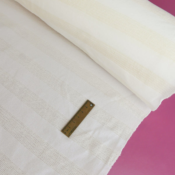 NZ Merino Wool Jacquard Knit - Wide Stripe