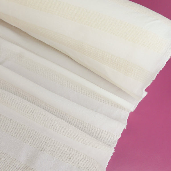 NZ Merino Wool Jacquard Knit - Wide Stripe