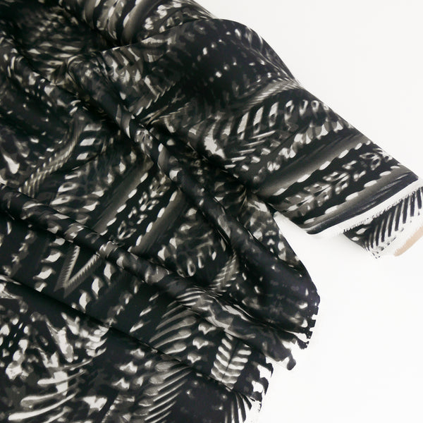 Maxine - Printed Silk Crepe De Chine | Reptile