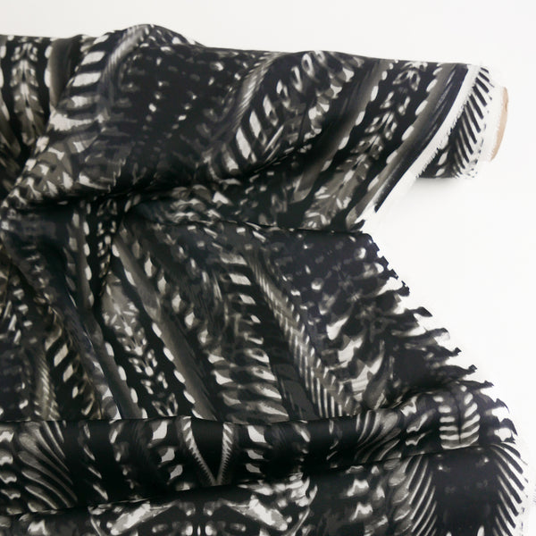 Maxine - Printed Silk Crepe De Chine | Reptile