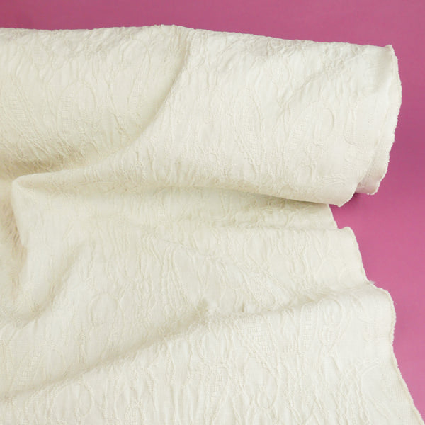 Serafina - Japanese Cotton Jacquard | Off-White