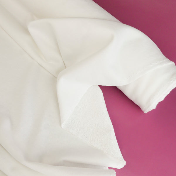 Australian Cotton Sweatshirting | Off-White
