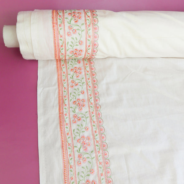 Capri - Embroidered Cotton Voile | Floral