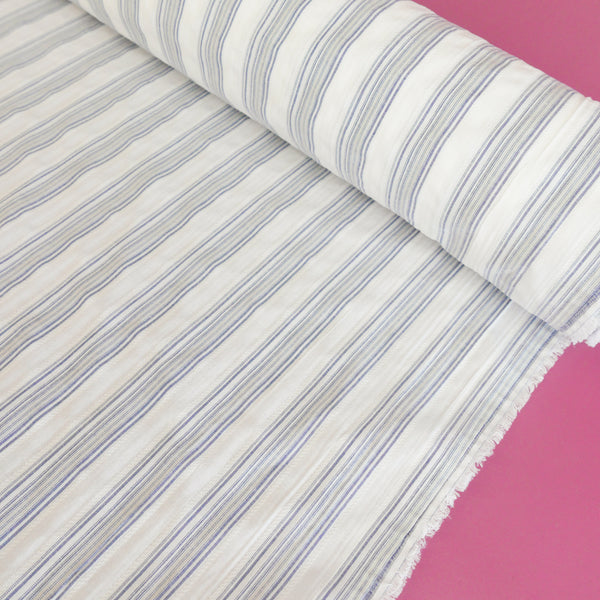 Ngaio - Japanese Embroidered Cotton Shirting