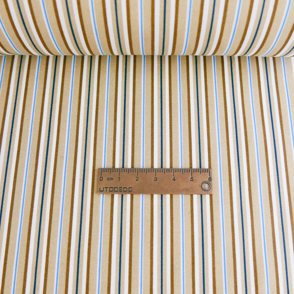 Federico - Printed Cotton Poplin | Mustard Seed