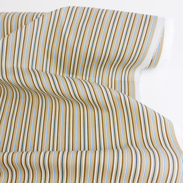 Federico - Printed Cotton Poplin | Mustard Seed