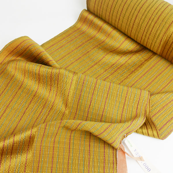 Japanese Kimono Silk Chirimen Crepe | Gold