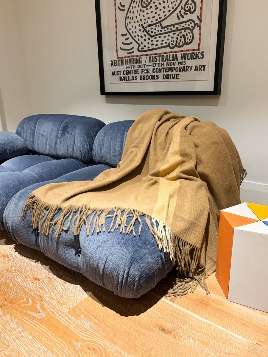 Cashmere Blanket | Light Caramel