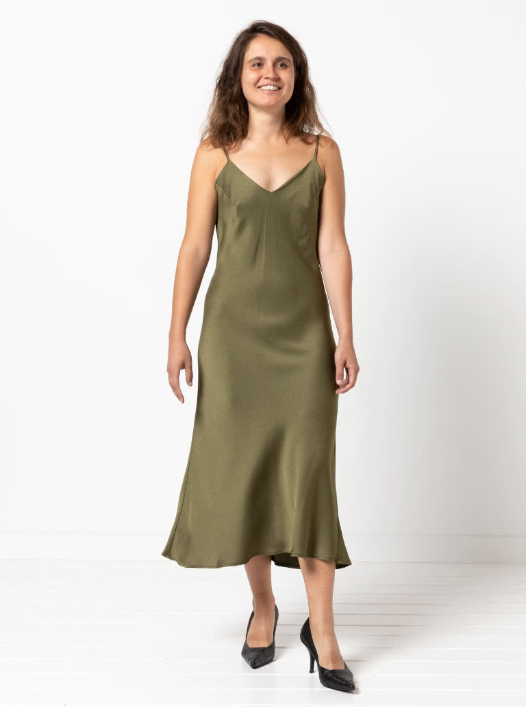 Kingsley Bias Cut Dress and Cami Pattern - Style Arc