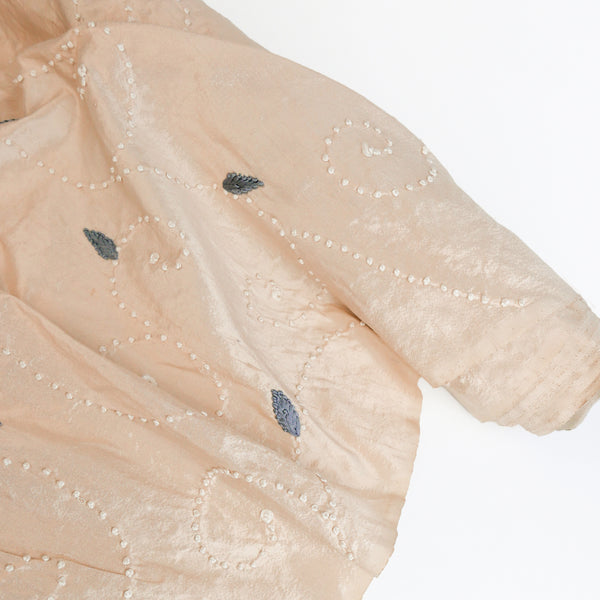 Indian Hand-Knotted Silk Dupion | Light Champagne (LAST CUT)
