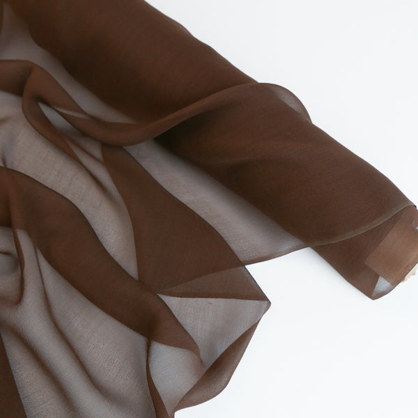 Indian Silk Georgette | Mocha