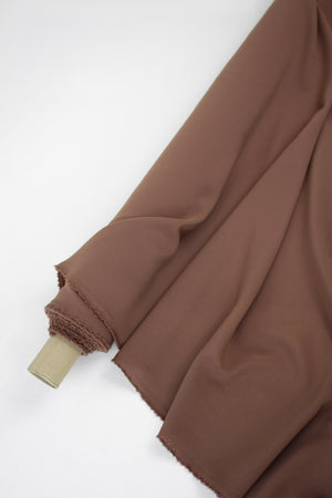 Barolo - Stretch Crepe Suiting | Coffee