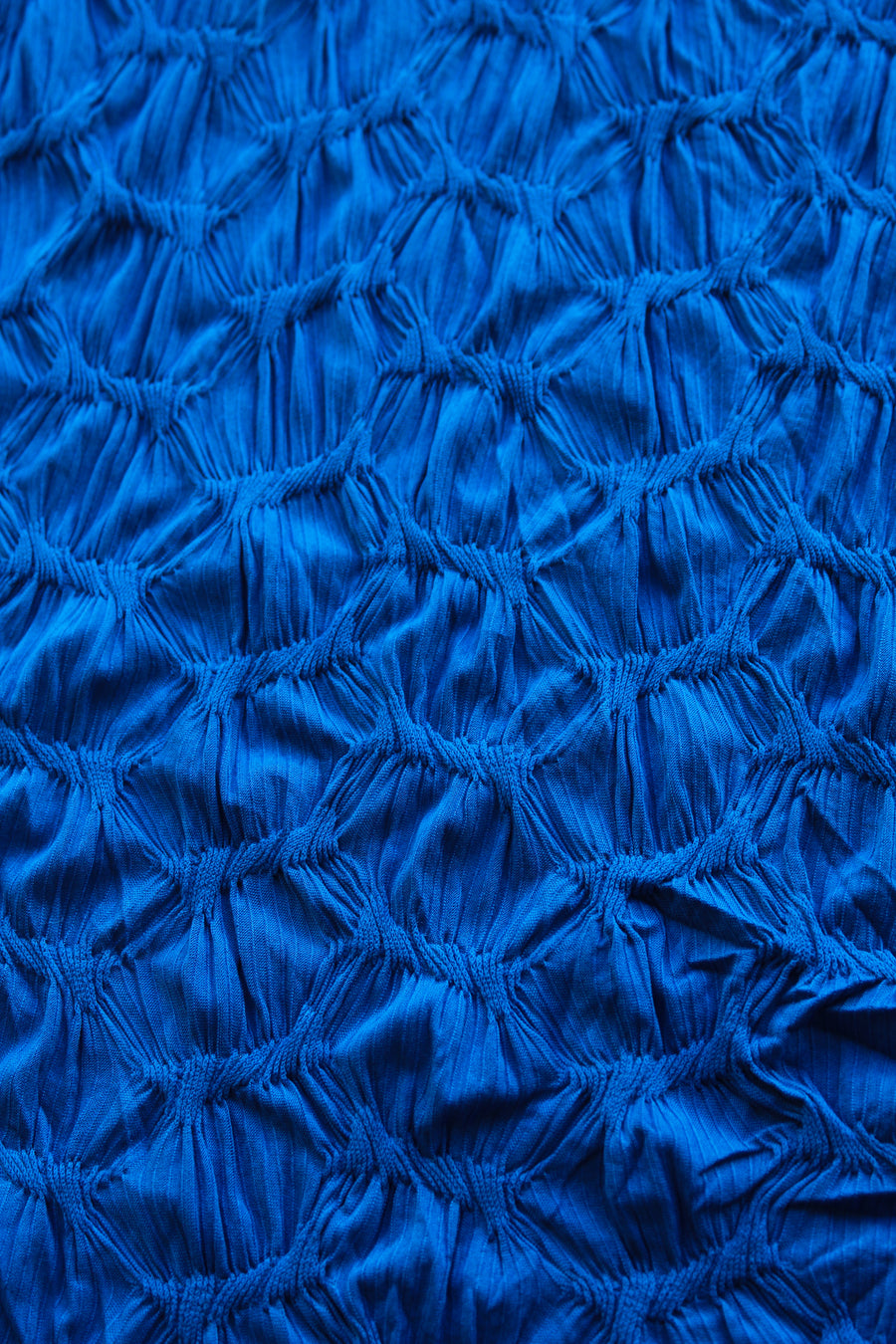 Ocean Web - Ruched Knit | Cobalt