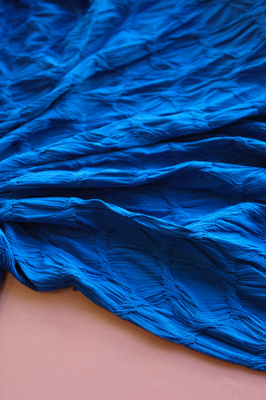 Ocean Web - Ruched Knit | Cobalt