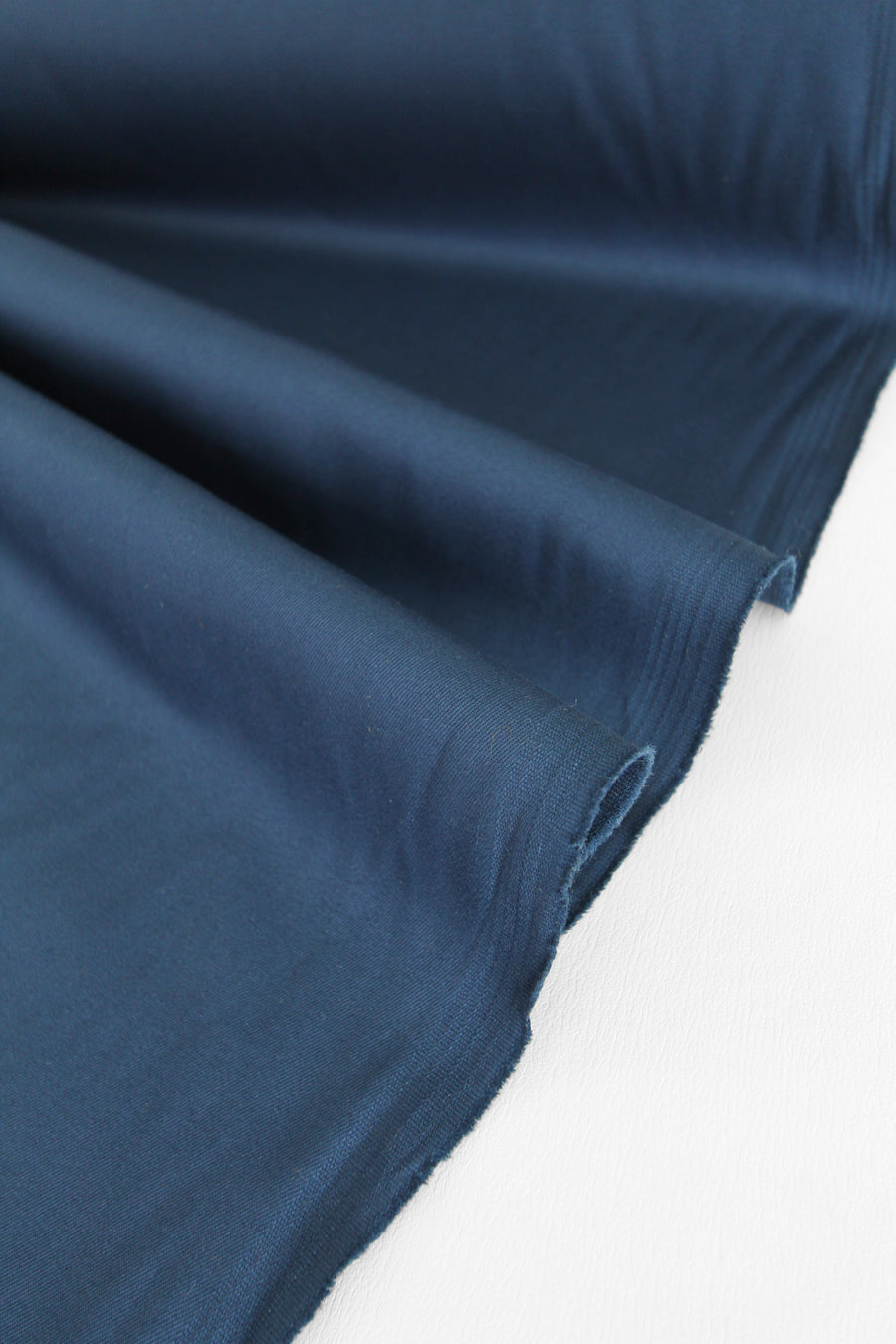 Takao - Stretch Cotton Drill | Prussian Blue