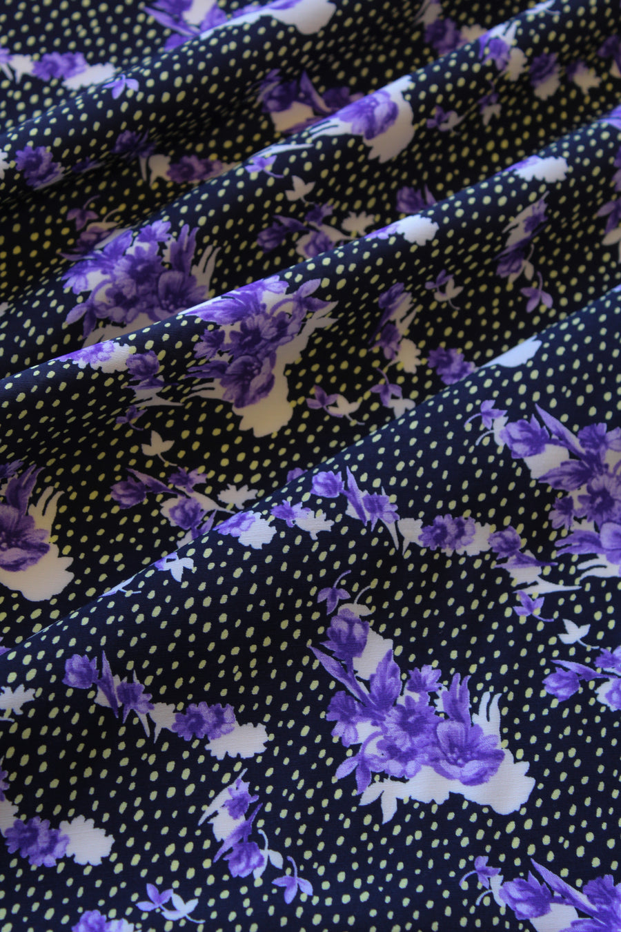 Rose - Printed Rayon | Purple