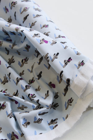 Arizona - Printed Cotton | Baby Blue