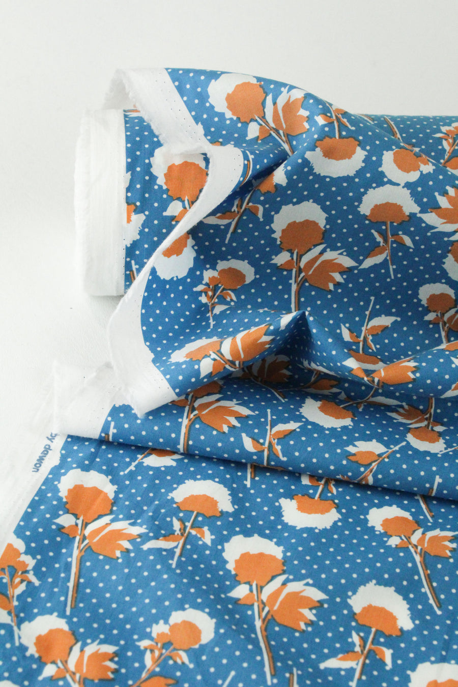 Eté - Printed Cotton | Cyan