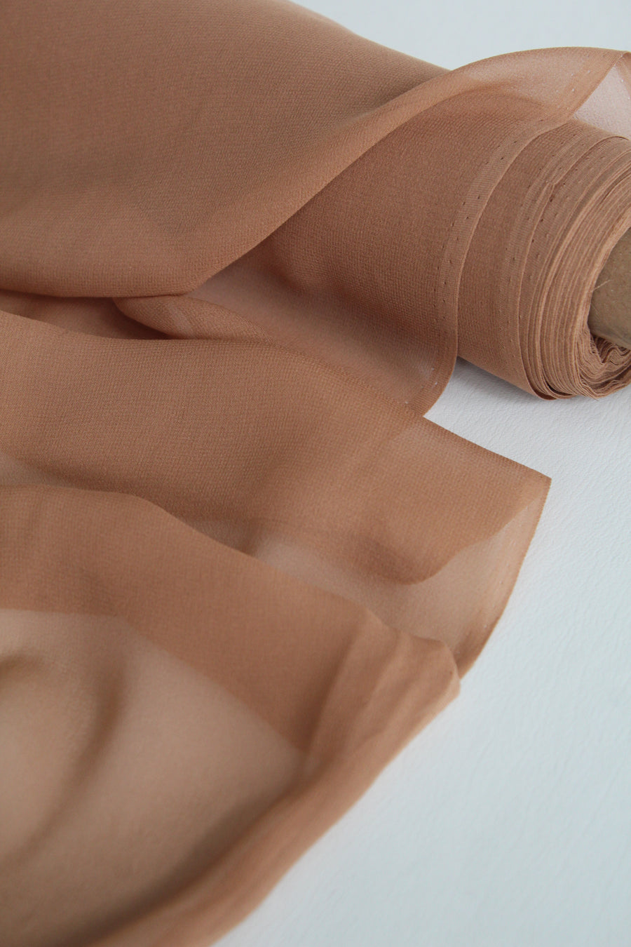 Italian Silk Georgette | Toffee