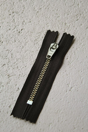 YKK 9cm Metal Zips | Black