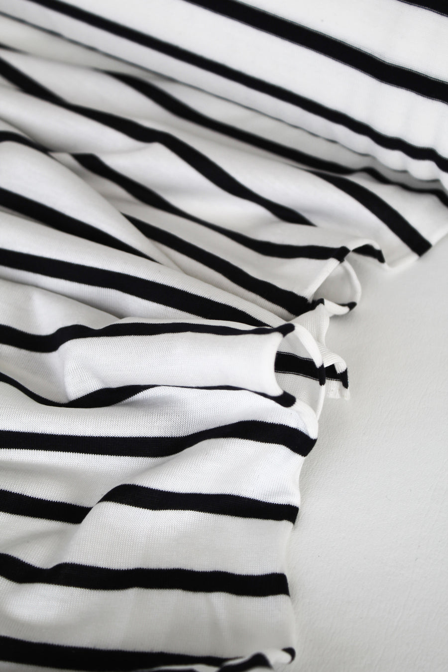 Lauren - Stripe Tencel Knit | B&W