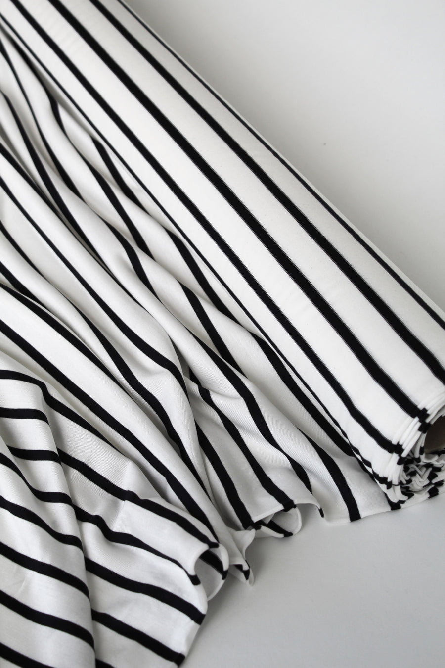 Lauren - Stripe Tencel Knit | B&W